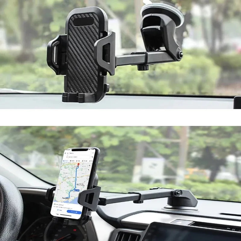 Car Phone Holder Mount Stand Suction Cup Smartphone Mobile Cell Support in Car Bracket For iPhone Xiaomi Huawei Samsung