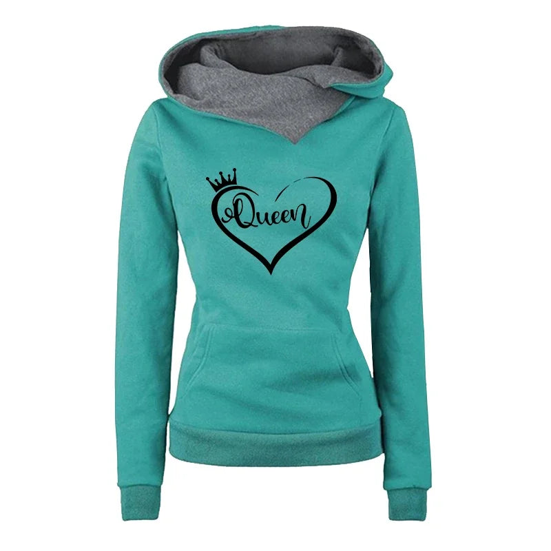 Women’s Hooded Tracksuit Set – Casual Long Sleeve Top & Jogger Pants Outfit