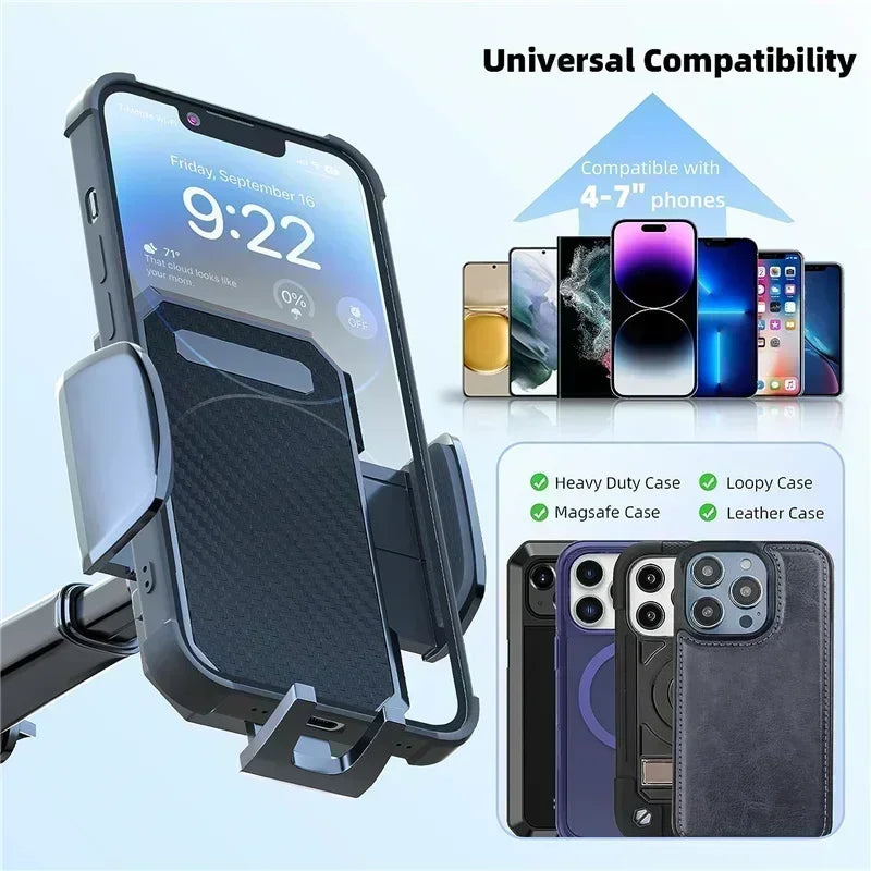 Car Phone Holder Mount Car Dashboard Smartphone Stand Cellphone Support in Car Lazy Bracket for iPhone for Samsung Xiaomi Huawei