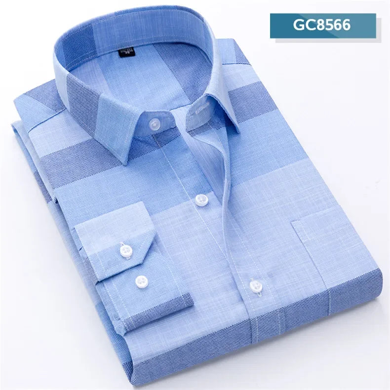 Men's Printed Shirt Spring Long Sleeve Casual Daily Thin Soft Comfortable Business Slim Fit Button Down Dress  Shirts