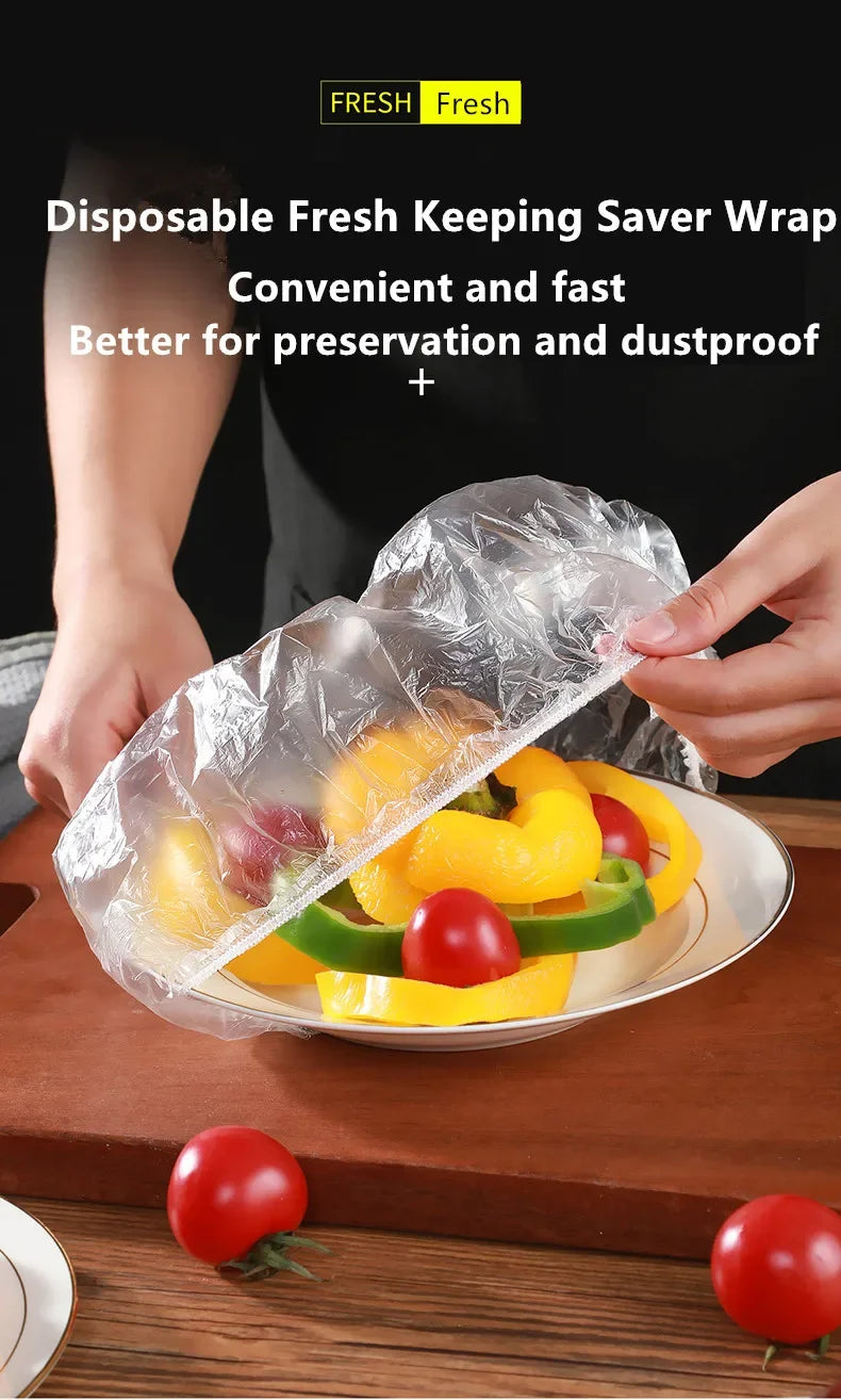 Reusable Elastic Food Covers – Stretchable Bowl and Plate Lids (Set of 6)”