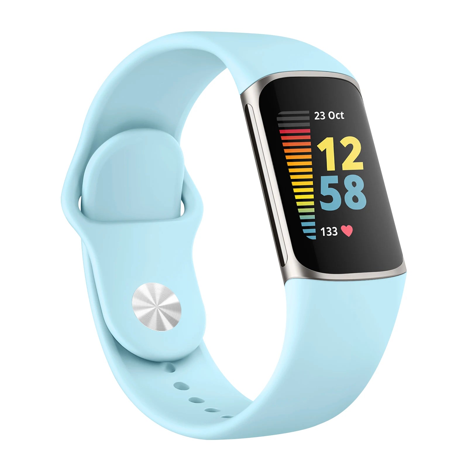 Watchband for Fitbit Charge 6 5 Strap Silicone Wristband for Fitbit Charge 5 6 Sport Bracelet Replacement Smartwatch Accessories
