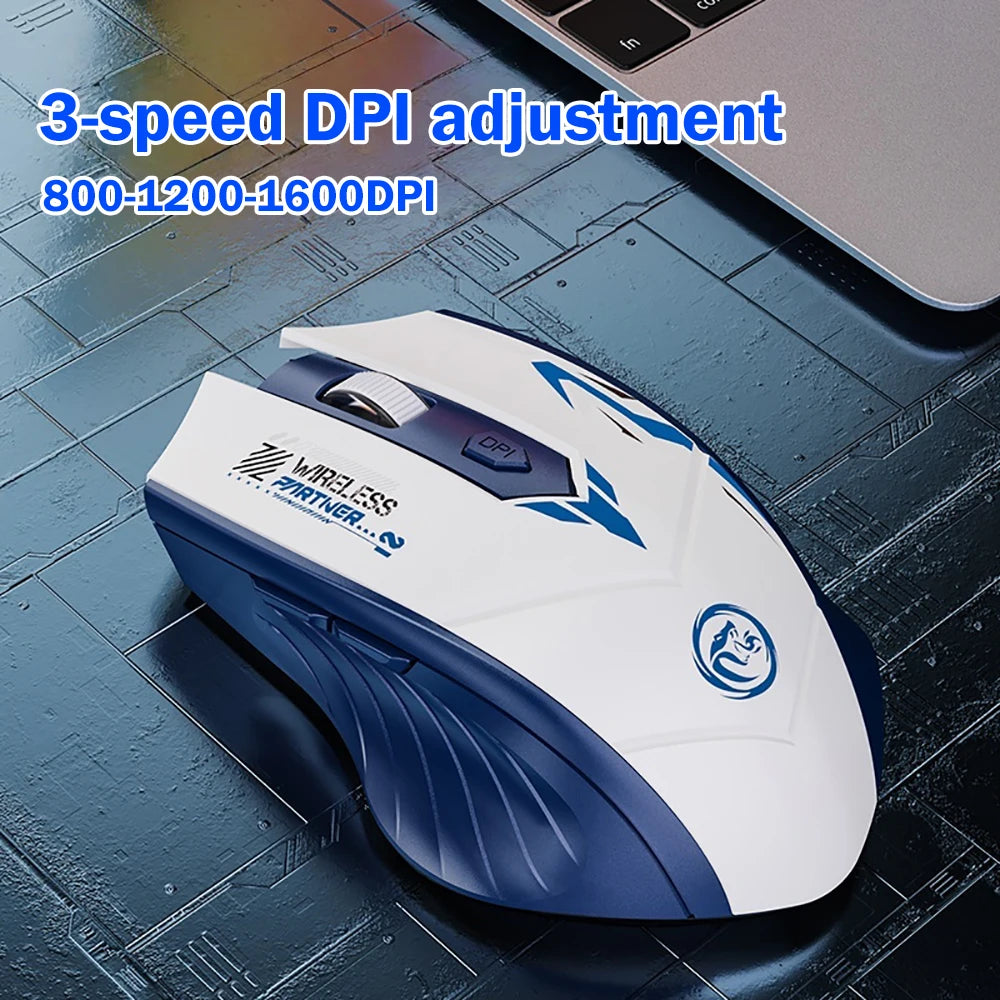 Bluetooth 5.4 Mouse Dual-Mode 2.4G Wireless Mouse 6 Buttons Gaming Mouse Office Silent Mice Rechargeable Mouse