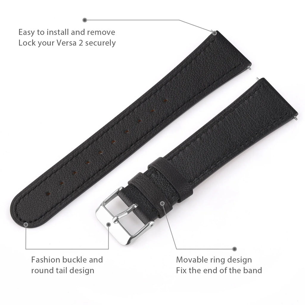 Leather Replacement Watch Band for Smartwatches