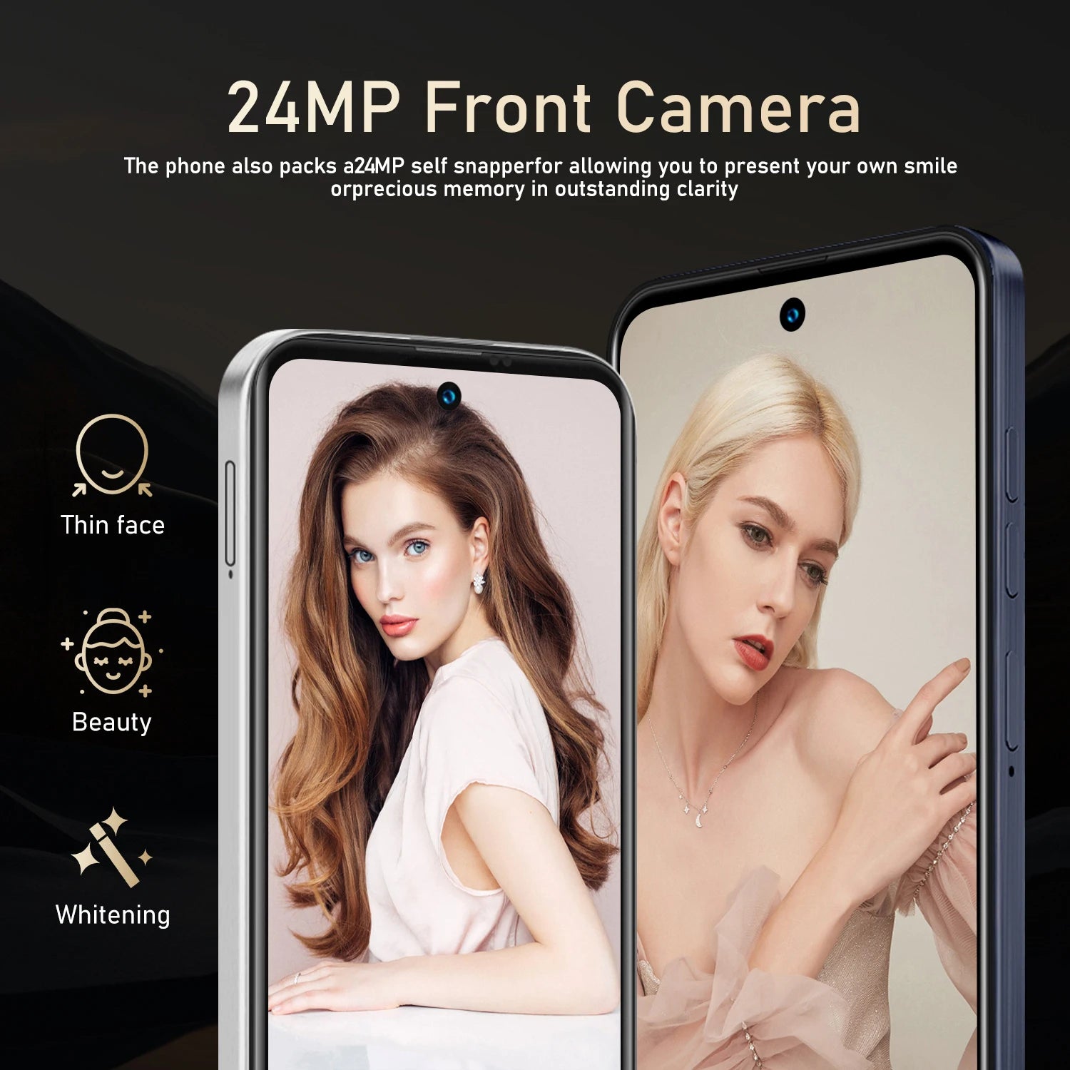Global Vision I16 Pro Smartphone 5G Android 5300mAH 12GB RAM 512G ROM 6.56Inch 1080x2640HD 24+48MP 4G Network Mobile Phone