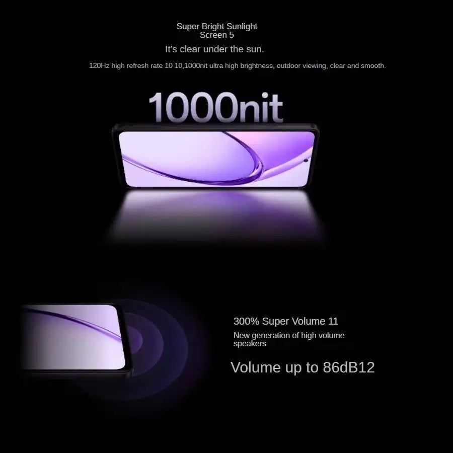 OPPO A3x Global Version Smartphone 2026 New Model 6.67 Inch 120Hz Display Large 5100mAh Battery 45W Fast Charge Dual SIM