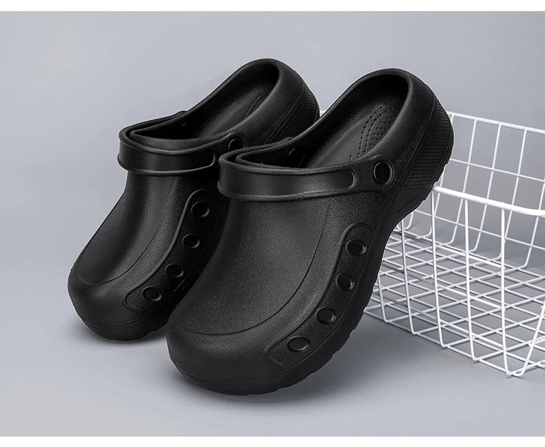 Jumpmore Kitchen Working Shoes Washing Car EVA Raining Waterproof Shoes Size 39-46