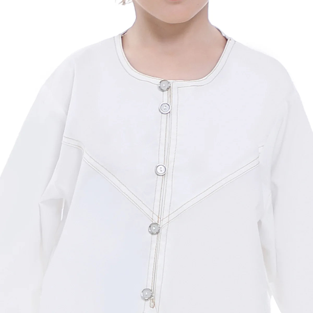 Boys Islamic Thobe – Kids Long Sleeve Traditional Robe