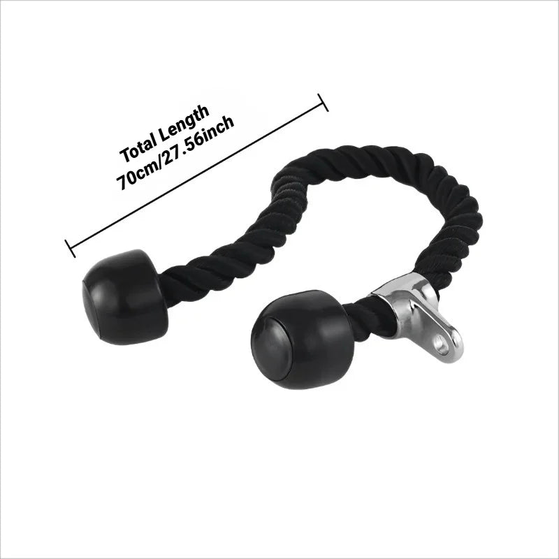 Gantry Frame Equipment Biceps Training Double Head Pull Rope Gym Accessories Triceps Lower Press Handle Tricep Laterals Muscle