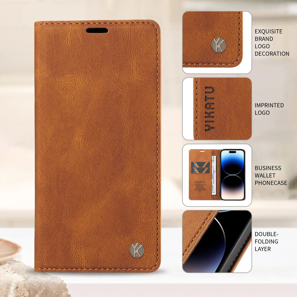Wallet Magnetic Card Slot Cover Flip Leather Case For iPhone 16E 16 15 Pro Max 14 Plus 13 Mini 12 11 X XS XR SE2 SE3 8 7 6 2022