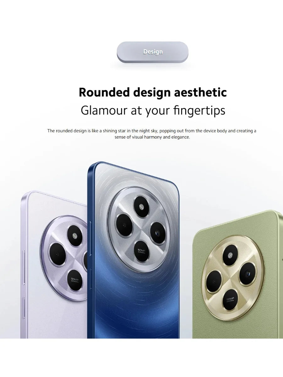 Redmi 14C 2026 Global Edition, 8+256GB, 120Hz, 50MP + 13MP dual camera, 5160mAh high-capacity battery