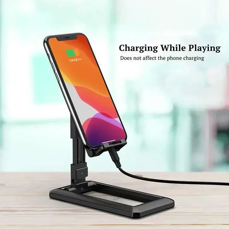 Foldable Desk Phone Holder Mount Stand  Adjustable Phone Holder Desktop Holder