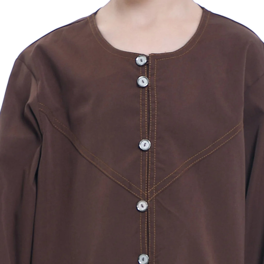Boys Islamic Thobe – Kids Long Sleeve Traditional Robe