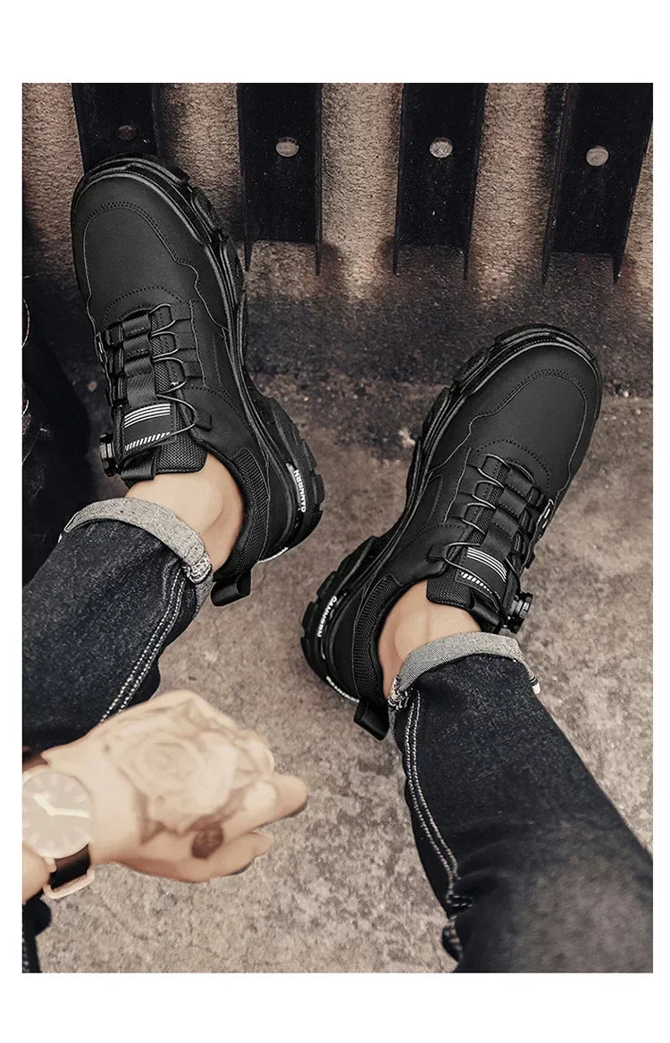 Men’s Breathable Height-Increasing Outdoor Sneakers