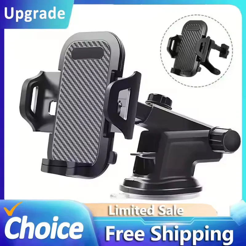 NEW 360° Rotation Car Phone Holder Universal Sucker Mount Cellphone Stand Stable Suction Cup Support in Car Mobilephone Bracket
