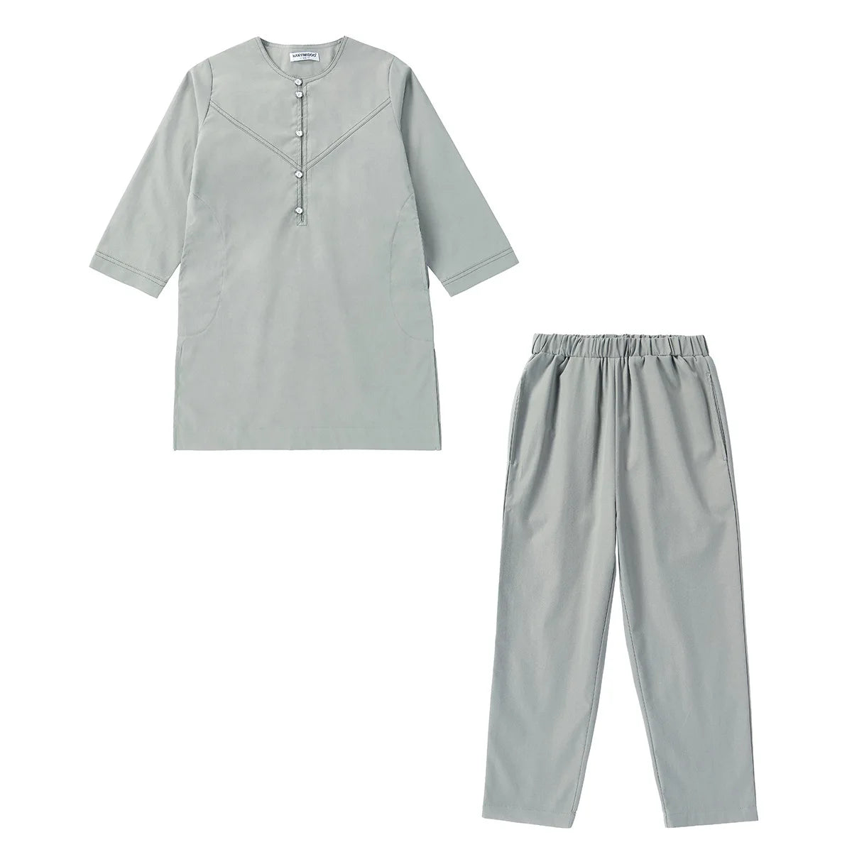 Boys Islamic Thobe – Kids Long Sleeve Traditional Robe