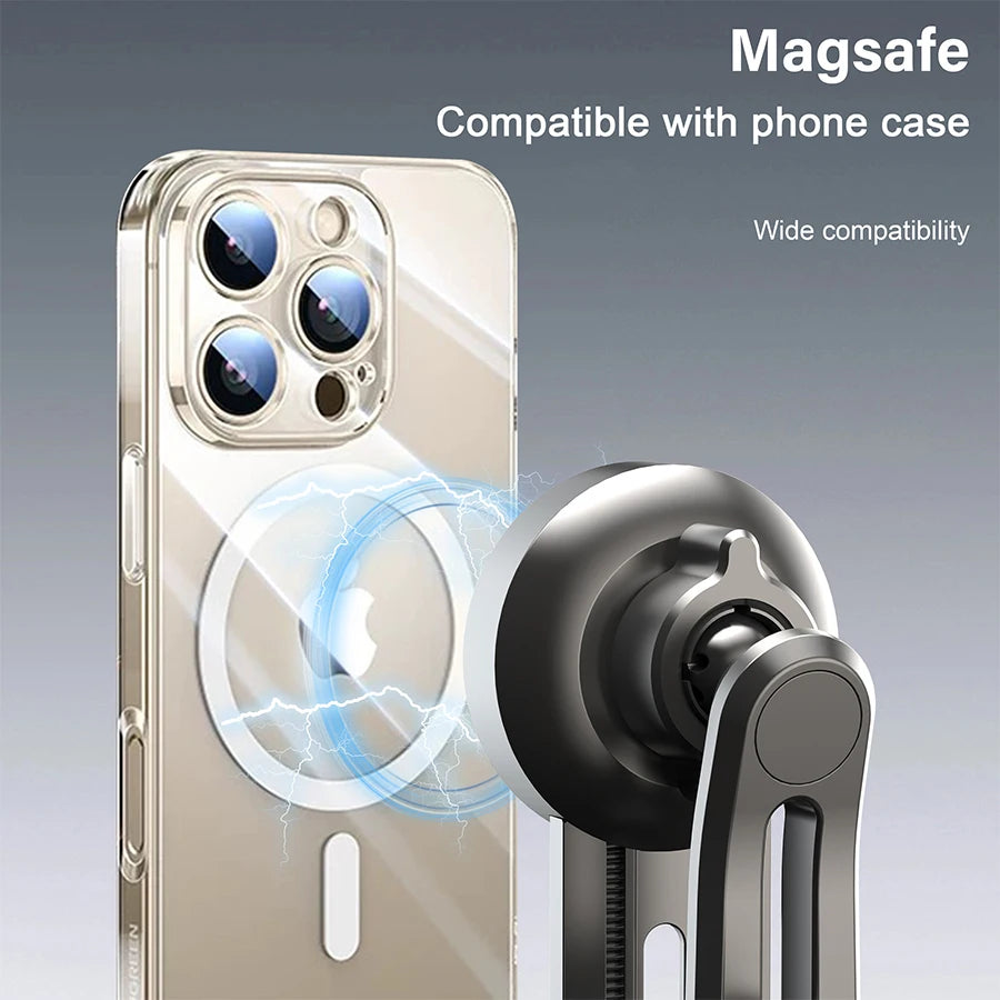 Magnetic Phone Mount for Car Compatible for Magsafe Car Mount, Not Blocking Air Vent, Strengthen Magnetic Car Phone Holder