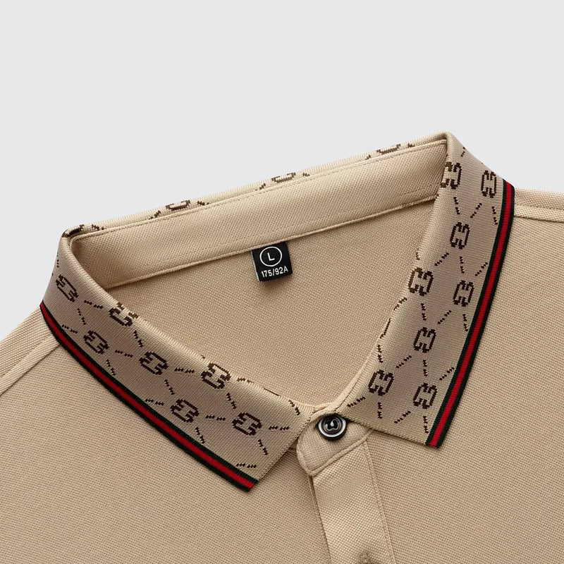 Men’s Embroidered Long Sleeve Dress Shirt