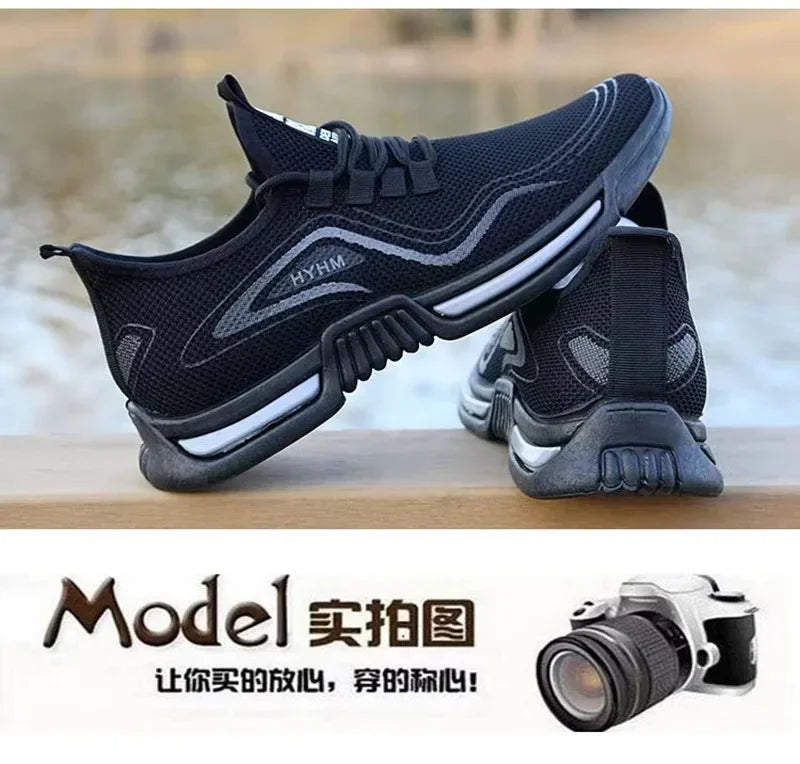 Discover Men’s Breathable Lightweight Casual Sneakers. Non-slip, comfortable, and perfect for work, walking, or everyday wear.