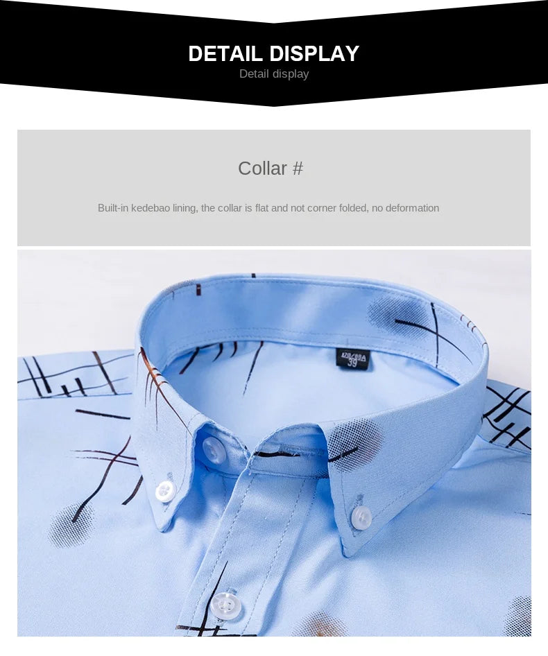 Men’s Non-Iron Wrinkle-Free Dress Shirt