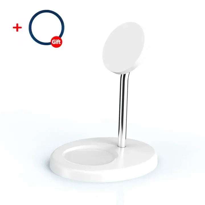 Upgraded 30W Magnetic 2 in 1 Wireless Charger Stand For iPhone 15 14 13 12 Pro Max AirPod Pro Fast Phone Charging Station Holder