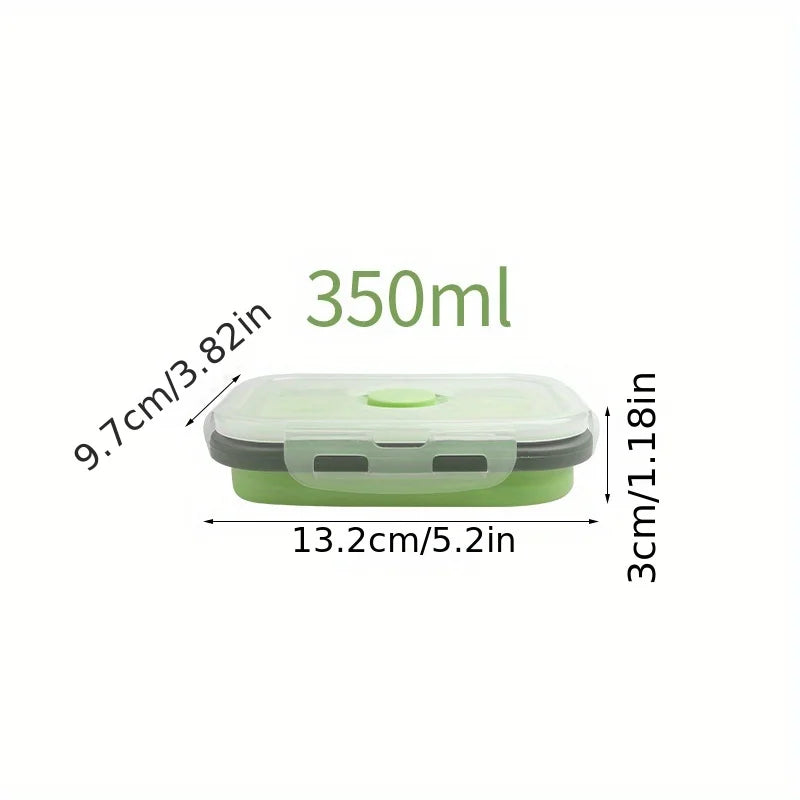 Collapsible Silicone Food Storage Containers (Set of 3 or 4)