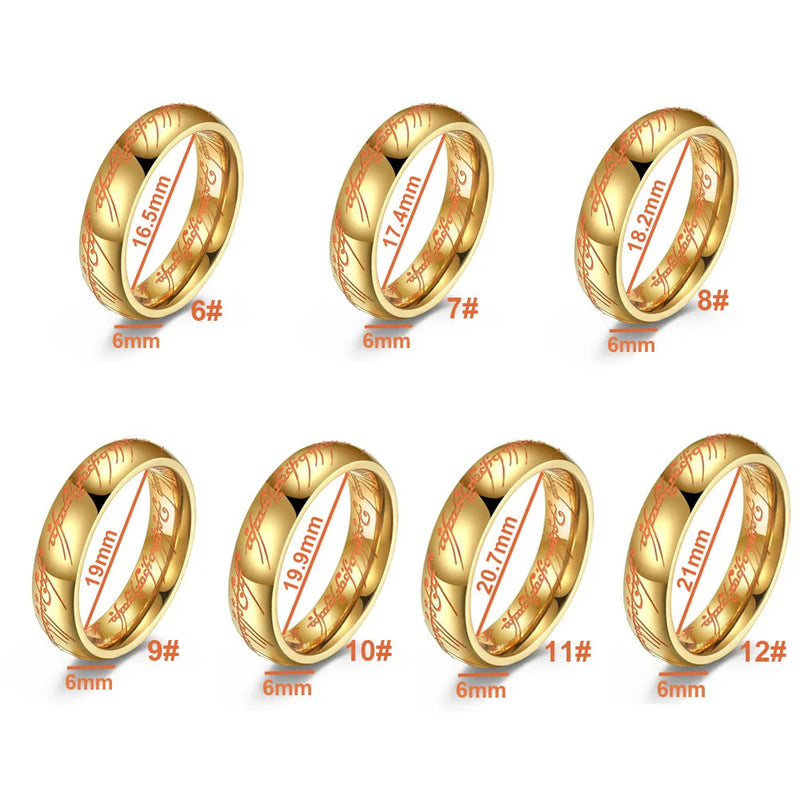 Stainless Steel Titanium Couple Rings – Unisex Round Design
