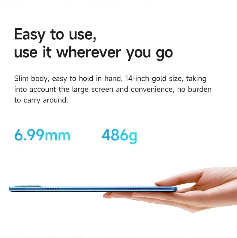 2026NEW Pad Air Pro Ultra Latest Global First Tablet mi Android 15 Snapdragon 8Gen3 11 inch Soft Light Screen WiFi GPS WPS 5G PC