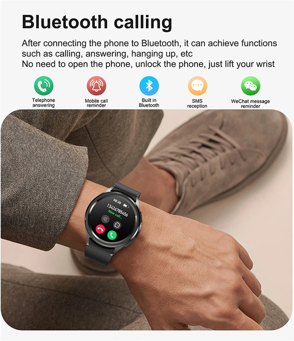 Watch 6 Classic Smartwatch Men GPS Outdoor Sports Health Heart Rate Monitor Waterproof Bluetooth Call Smart Watch 2025 New