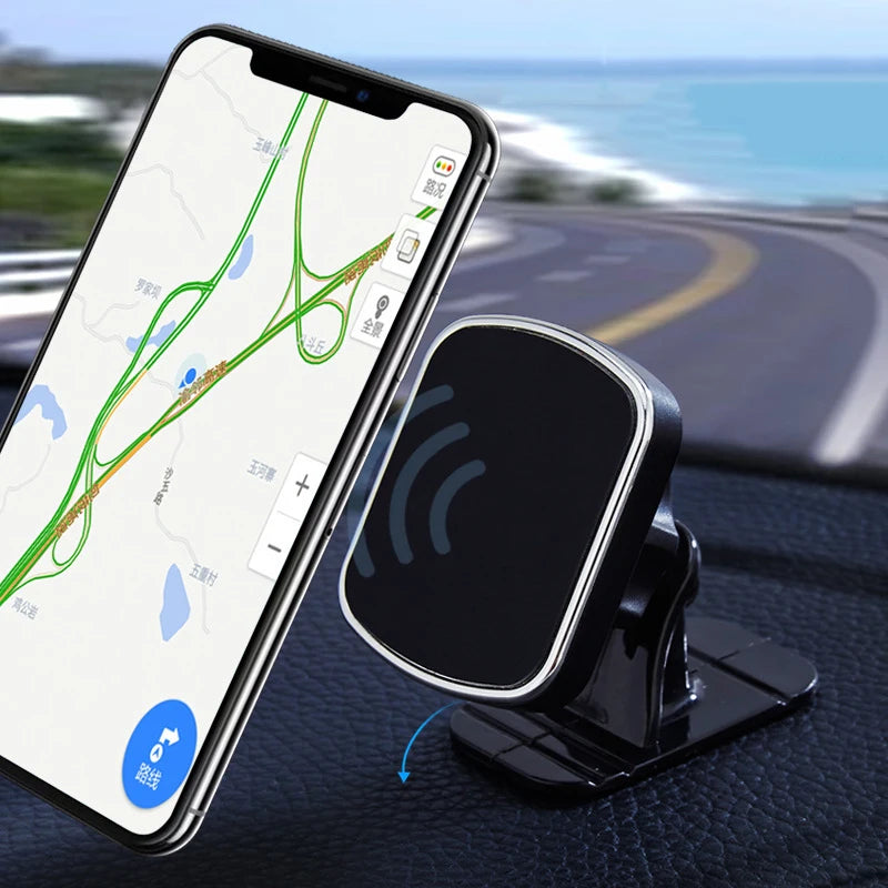 Car Phone Mount Highly Compatible Powerful Magnet One-hand Operate Magnetic Mount Car Phone Holder For Vehicle