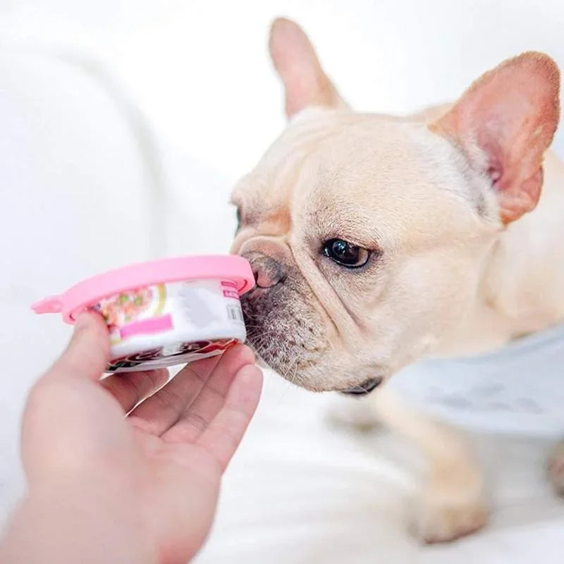 Reusable Silicone Pet Food Can Covers – Airtight Lids for Dog & Cat Cans (3 Sizes)”