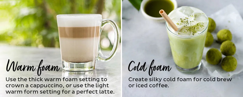 Electric Milk Frother & Steamer – Hot & Cold Foam Maker for Coffee, Latte & Cappuccino, 4-in-1 Stainless Steel Frother”