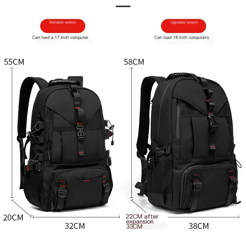 Men's Waterproof Multifunctional Laptop Backpack - 17 inch