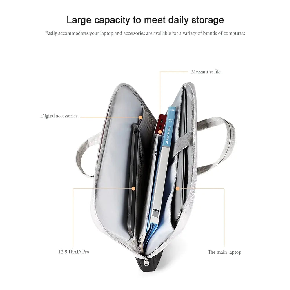 Waterproof Handbag with Laptop Compartment