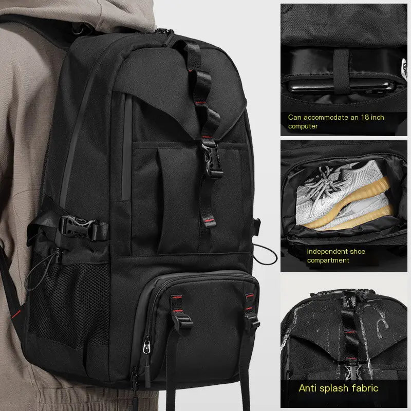 Men's Waterproof Multifunctional Laptop Backpack - 17 inch