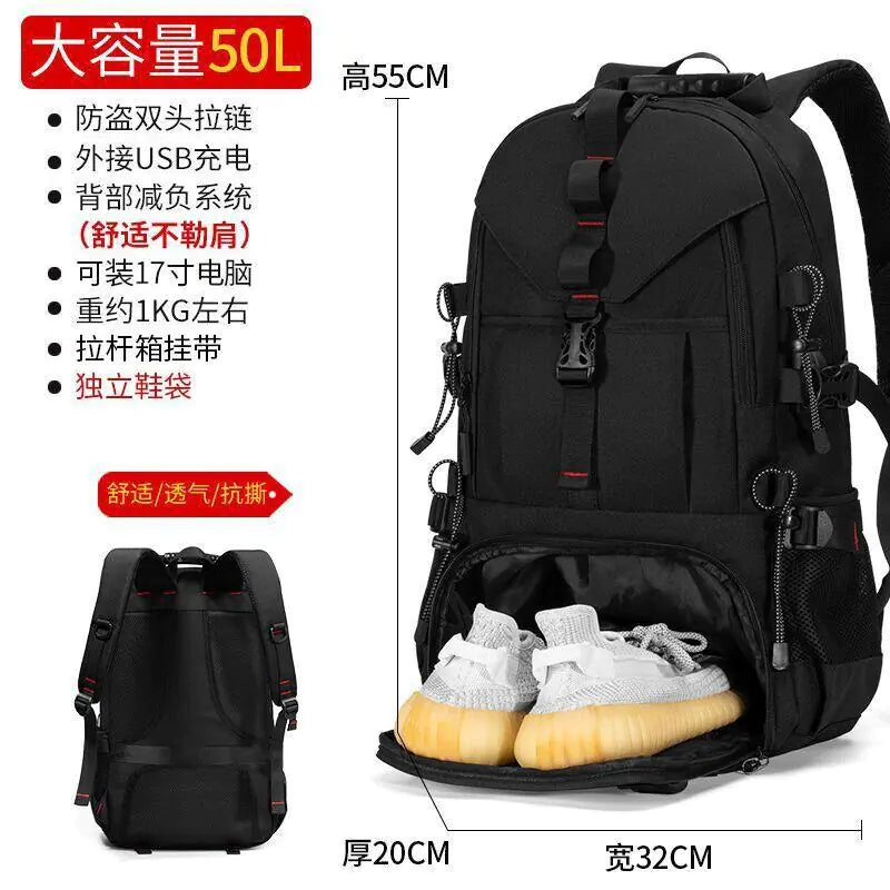 Men's Waterproof Multifunctional Laptop Backpack (17")